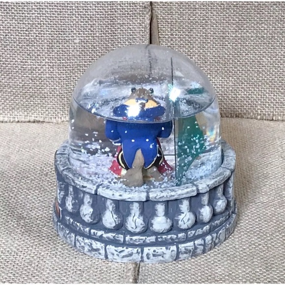 Vintage Ocean Spray Disney Beauty And The Beast Plastic Snow Globe Christmas - Picture 3 of 8